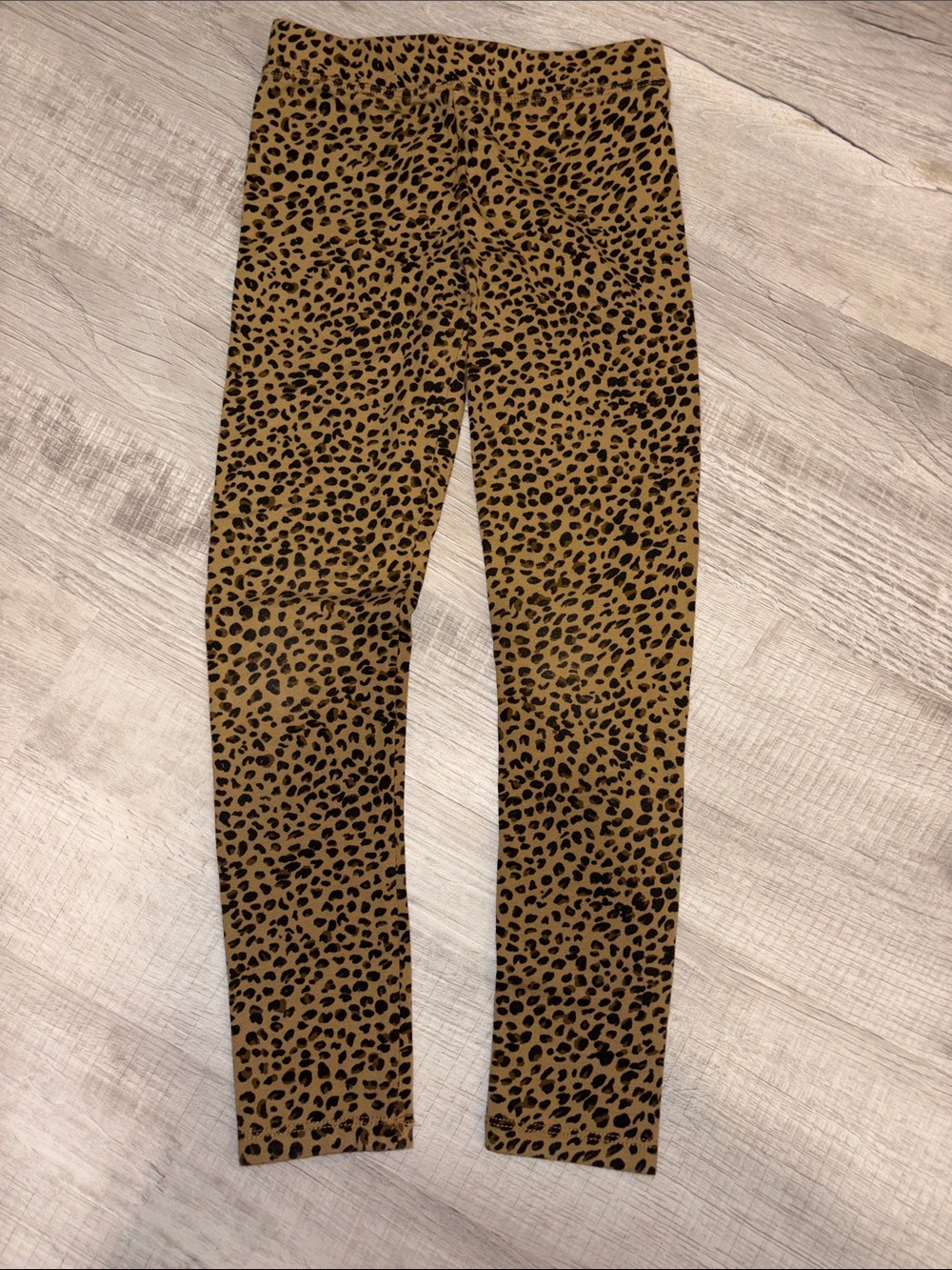 Crewcuts Leopard Print Leggings in Brown and Black